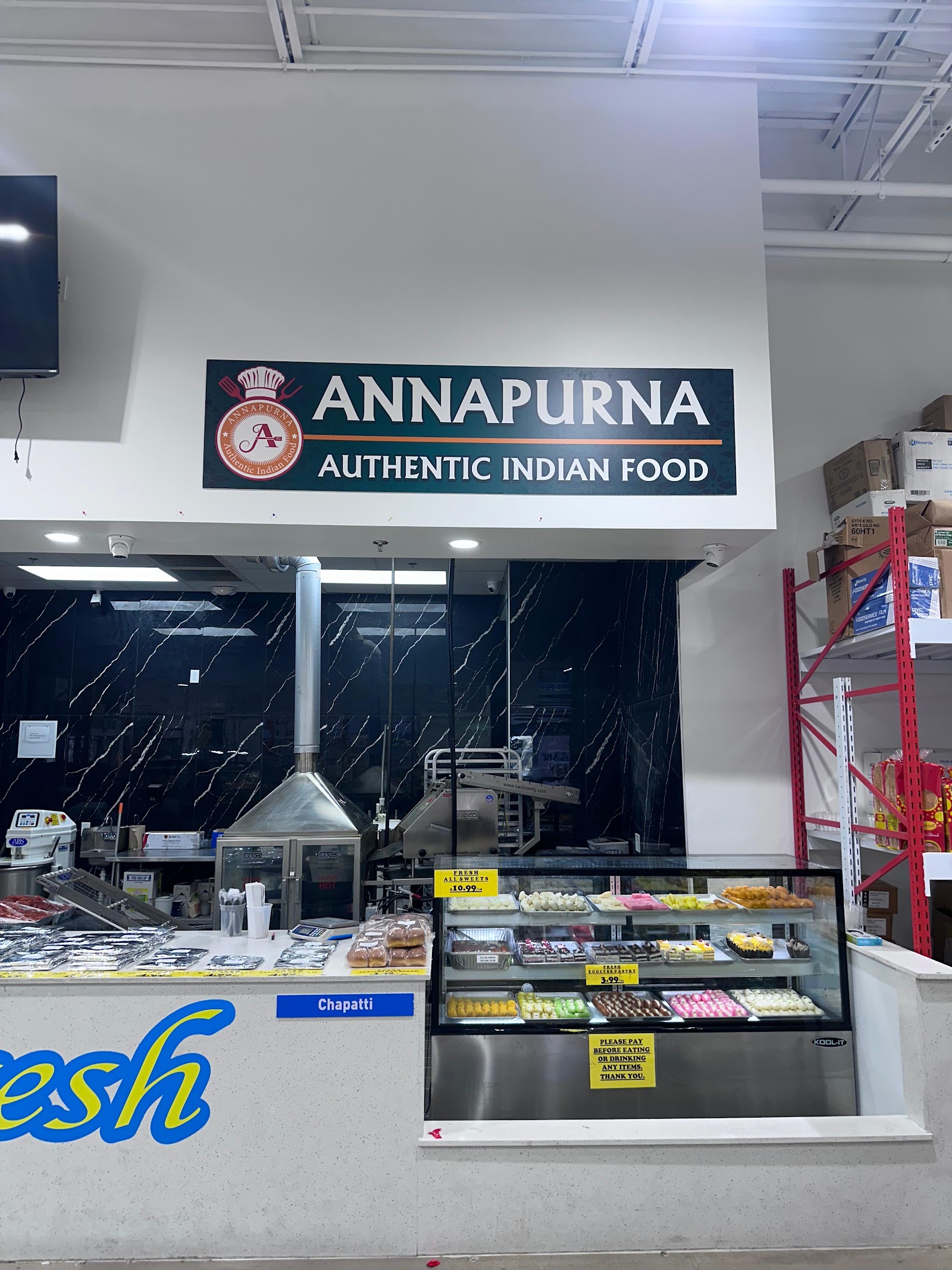 annapurna authentic indian cuisine (inside india metro hypermarket)